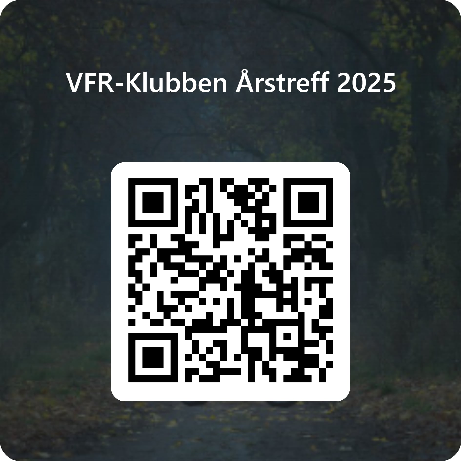 QR-kode for påmelding